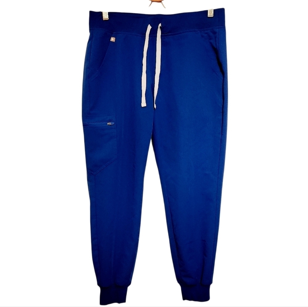 FIGS | Women's Blue Medical Zamora Jogger Scrubs Pants (Size Medium Petite)